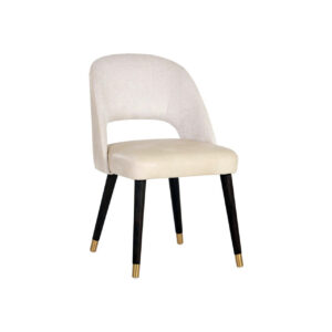 Deva Dinning Chair with off white color