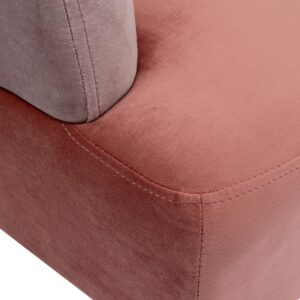DINNING CHAIR IN ROSE/MAUVE VELVET UPHOLSTREY COLOUR