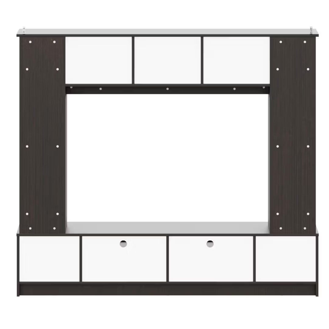 Wood T.V. Unit in Dark Brown Colour - Image 6