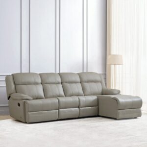 4 Seater L Shape Sofa in Grey Colour