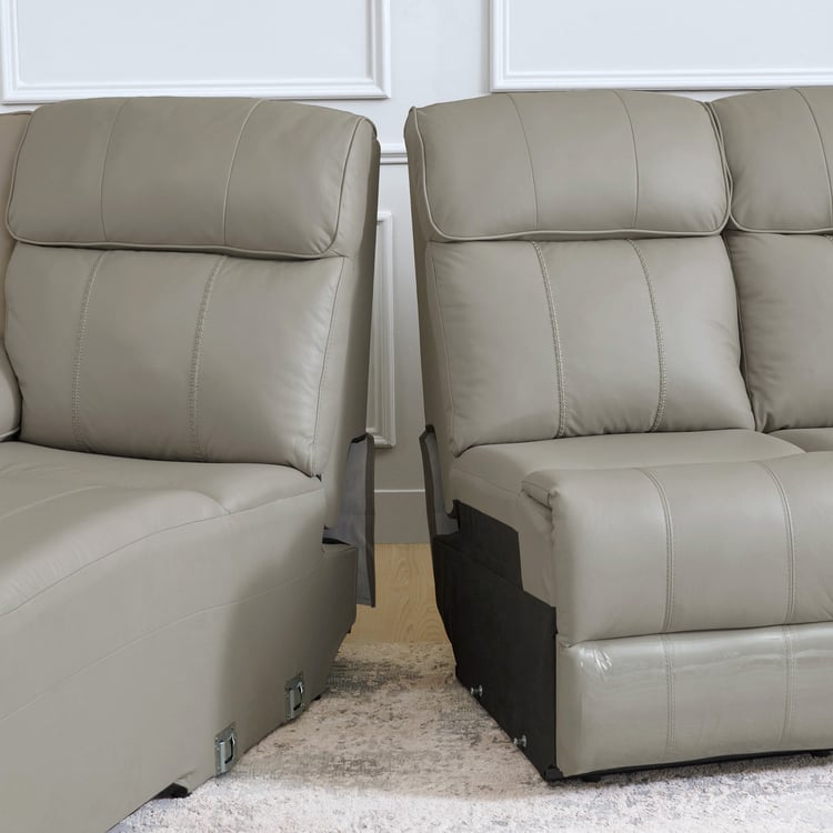 4 Seater L Shape Sofa in Grey Colour - Image 10