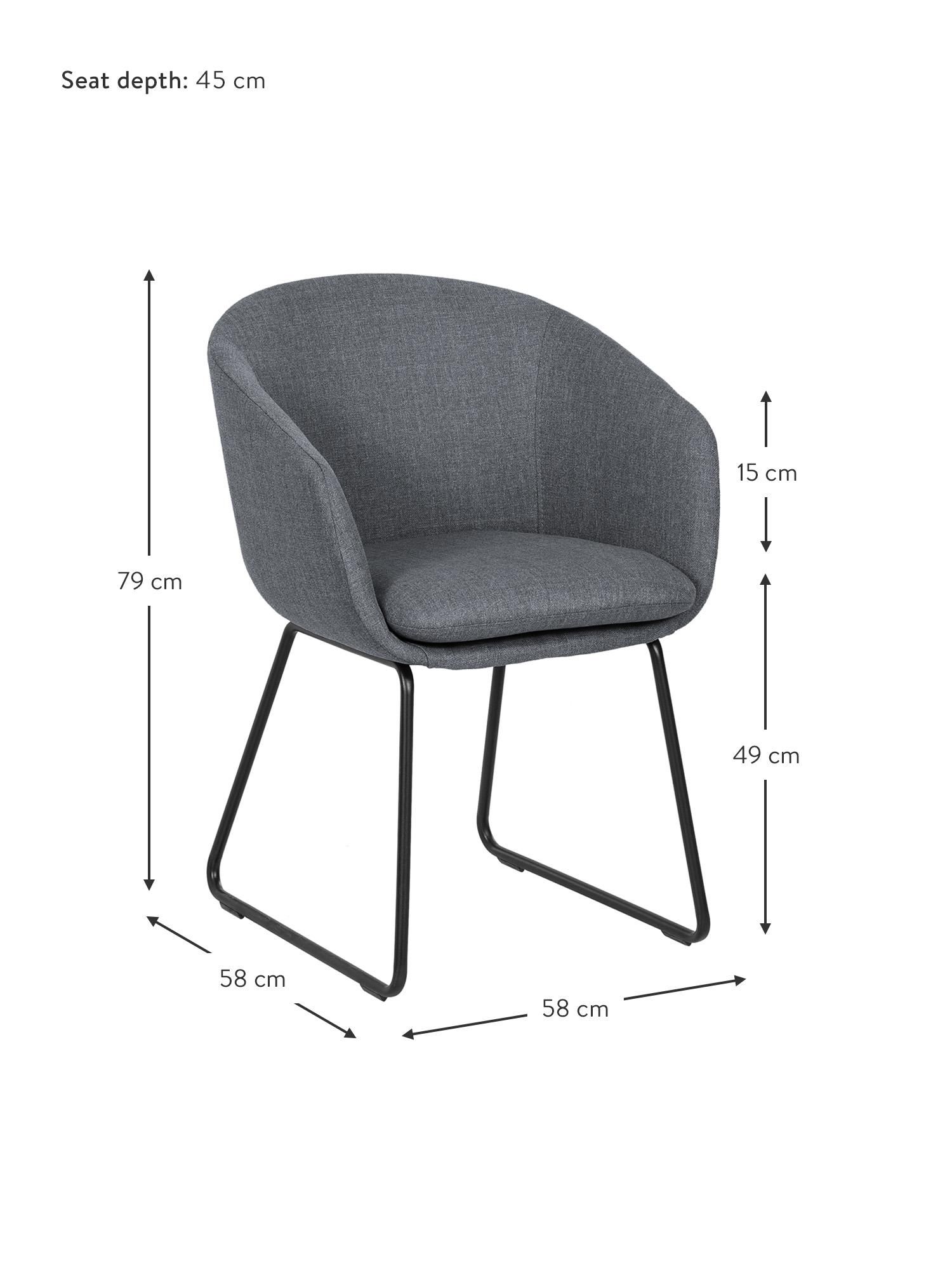 ARM CHAIR IN GREY COLOUR - Image 5