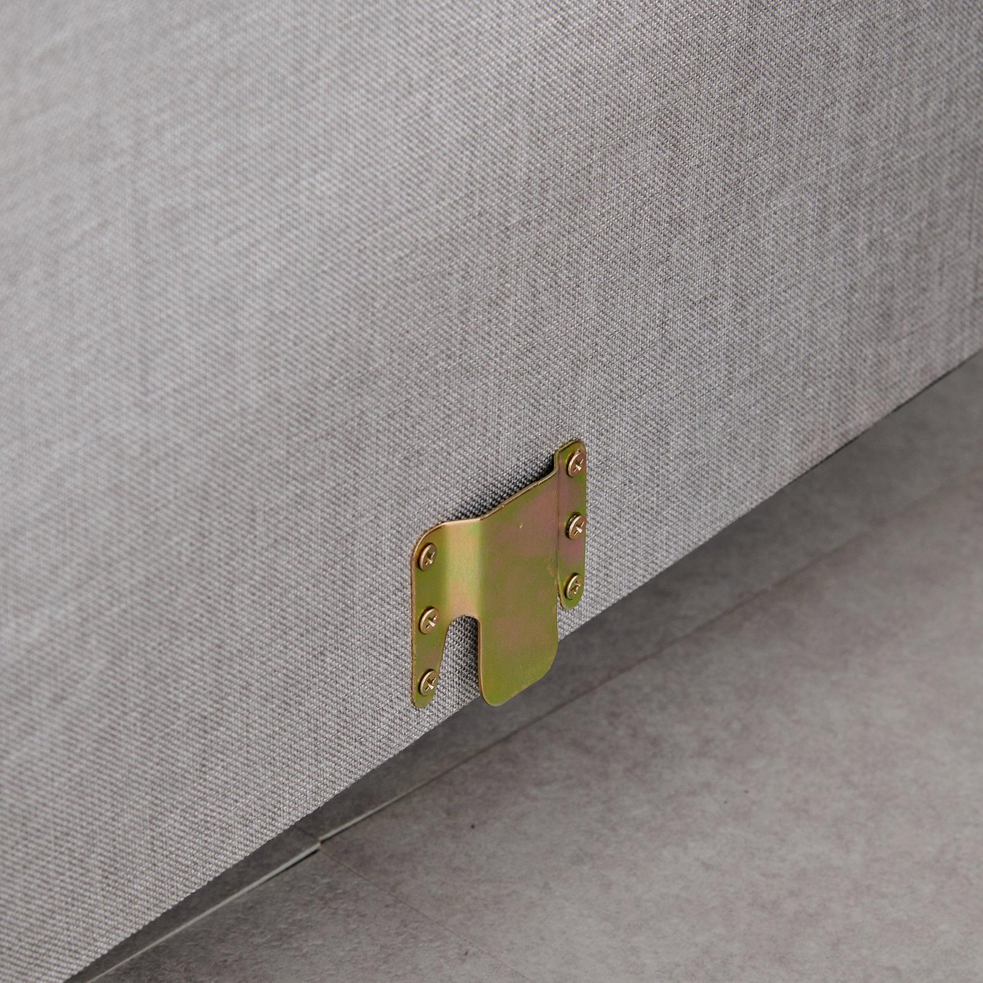 4 Seater L Shape Sofa in Light Grey Colour - Image 4