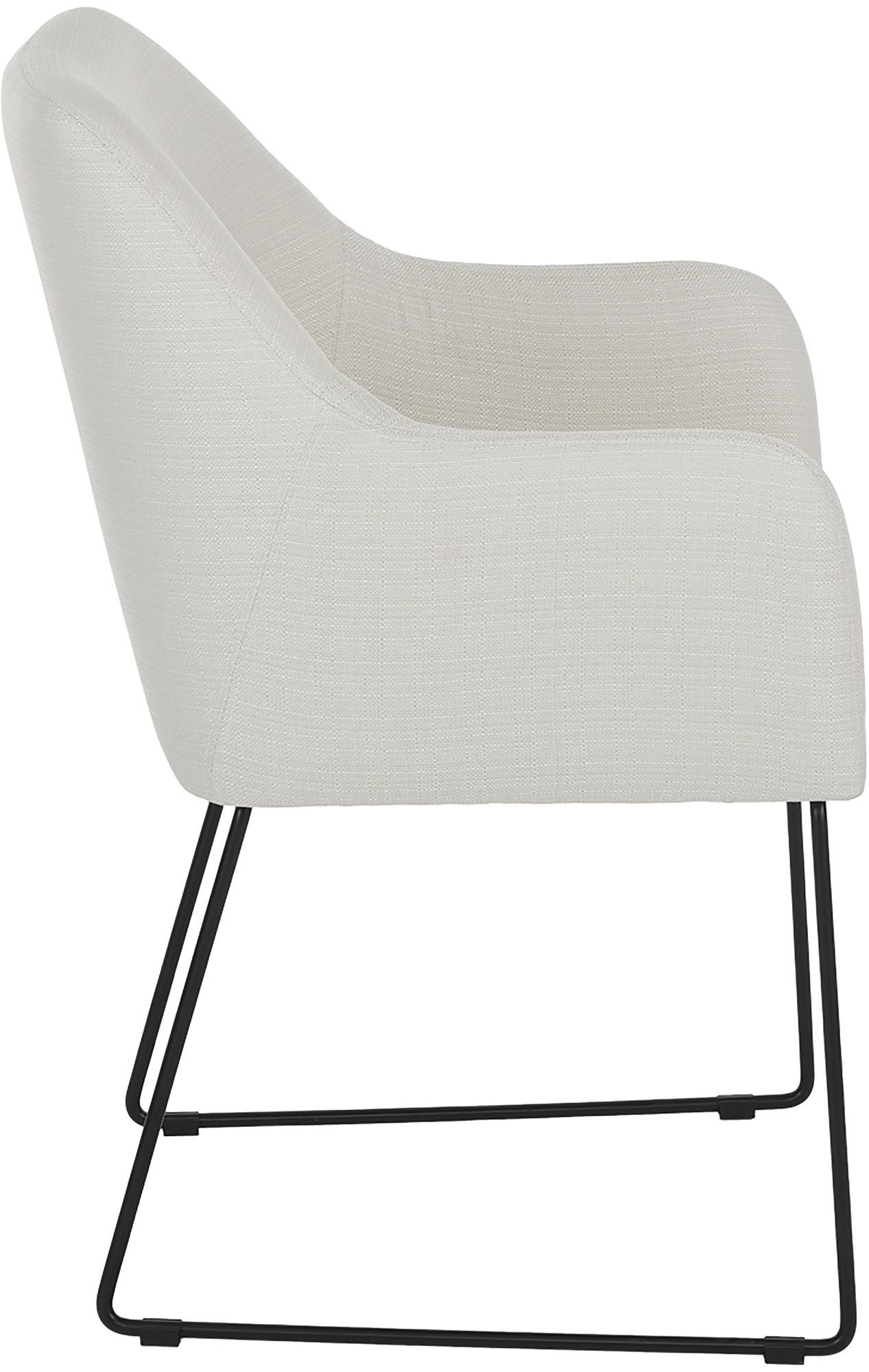 ARM CHAIR IN WHITE COLOUR - Image 2