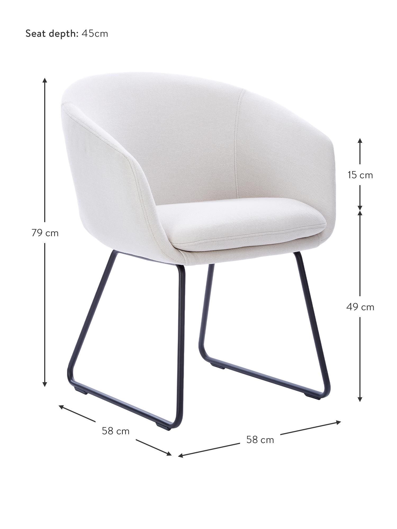 ARM CHAIR IN WHITE COLOUR - Image 6