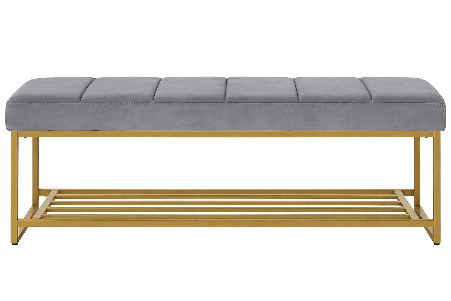 Fabric Bench in Grey Colour - Image 3