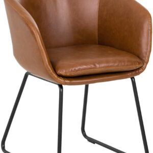 ARM CHAIR IN BROWN COLOUR