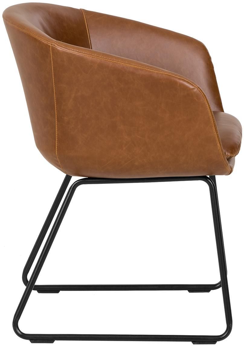 ARM CHAIR IN BROWN COLOUR - Image 4