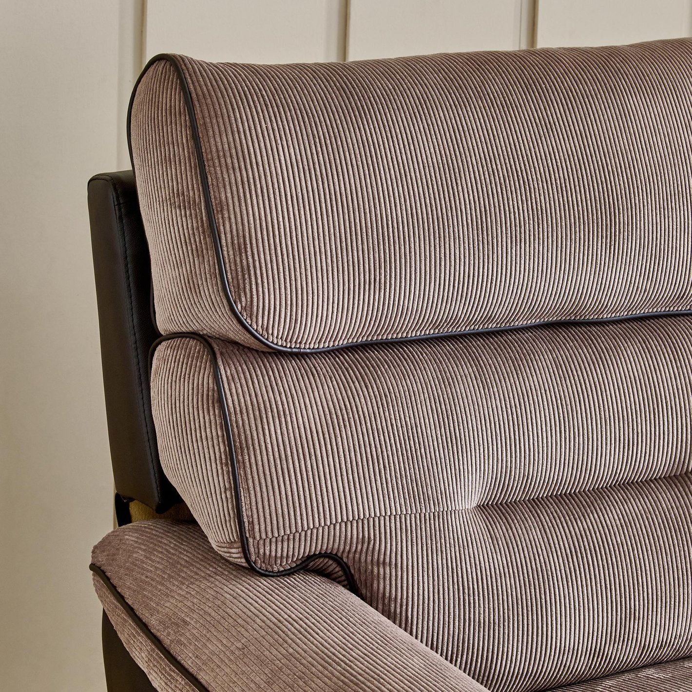 4 Seater L Shape Sofa in Brown Colour - Image 9