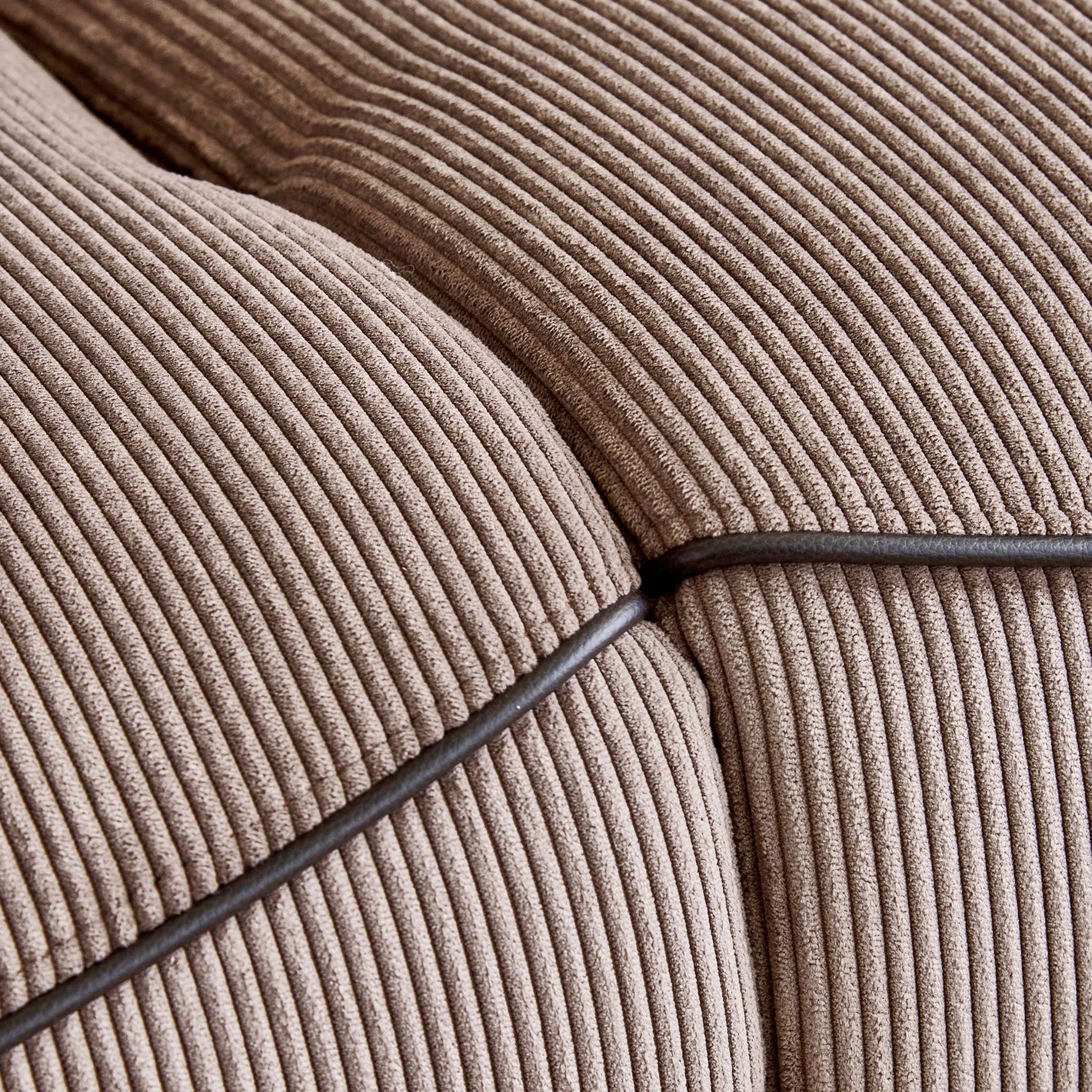4 Seater L Shape Sofa in Brown Colour - Image 8