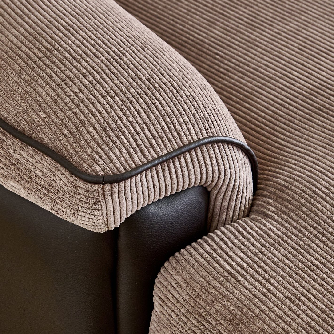 4 Seater L Shape Sofa in Brown Colour - Image 10