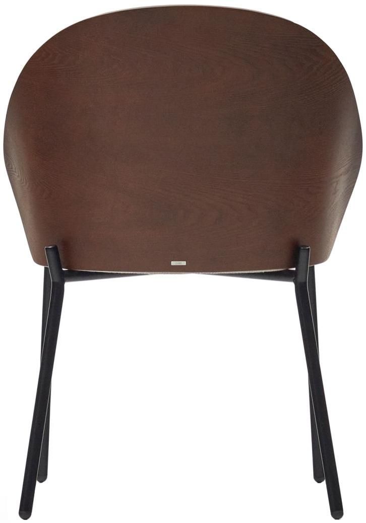 ARM CHAIR IN GREY AND BROWN COLOUR - Image 4