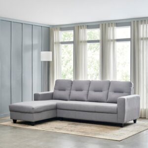 4 Seater L Shape Sofa in Grey Colour