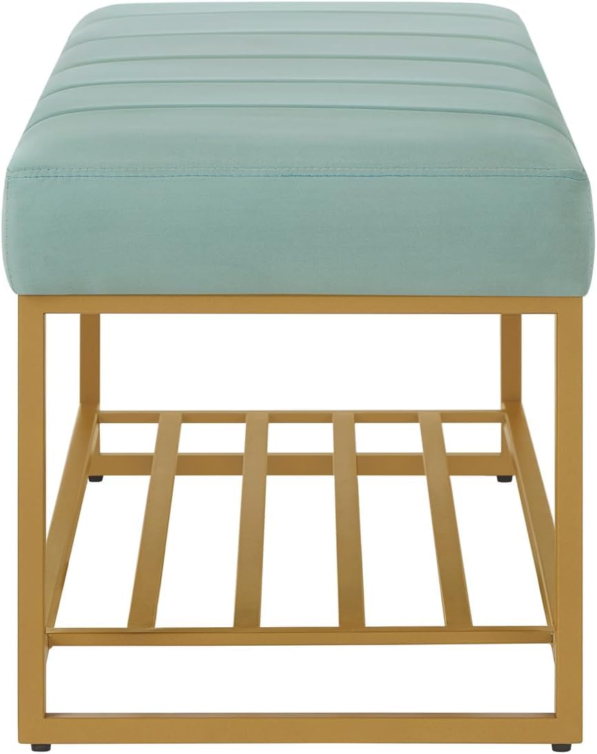 Fabric Bench in Mint Colour - Image 2