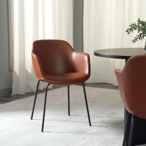 ARM CHAIR IN BROWN COLOUR