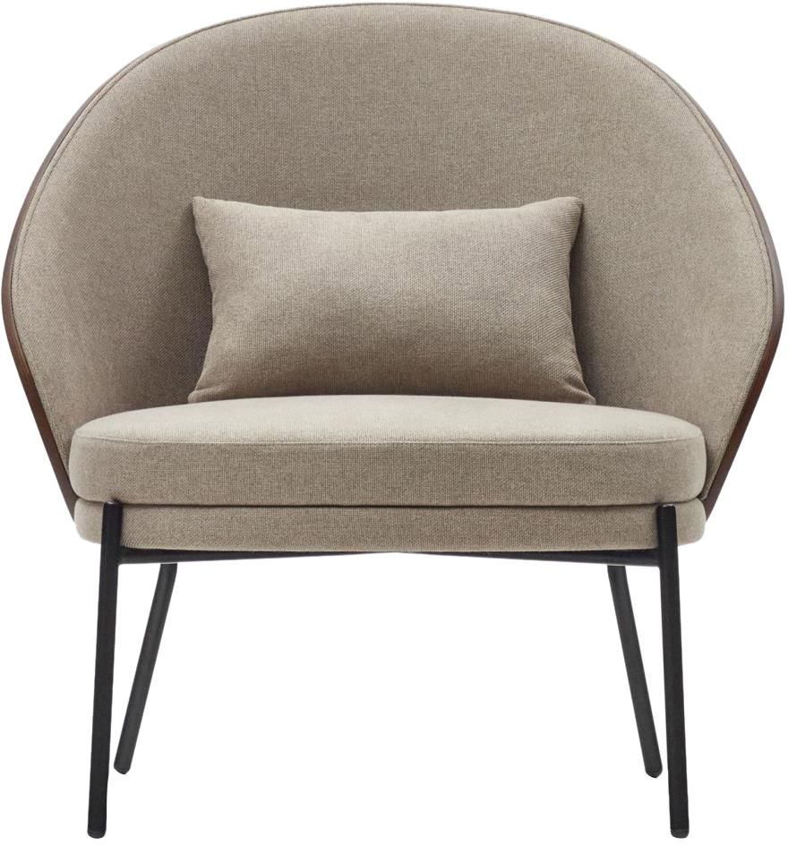 ARM CHAIR IN GREY AND BROWN COLOUR - Image 4