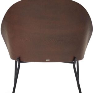 ARM CHAIR IN GREY AND BROWN COLOUR