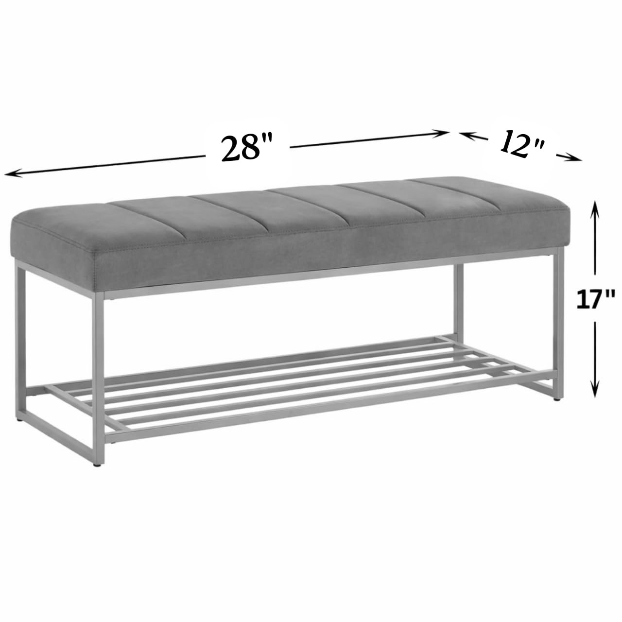 Fabric Bench in Yellow Colour - Image 7