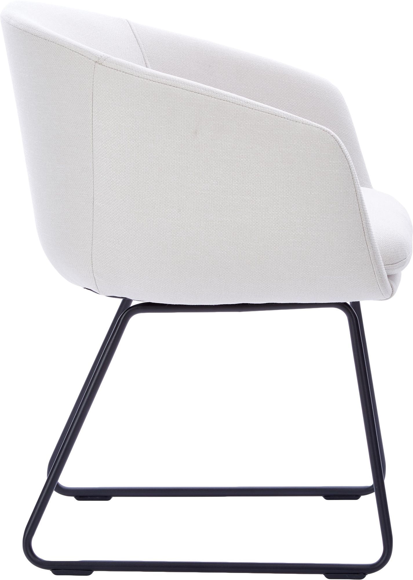 ARM CHAIR IN WHITE COLOUR - Image 4