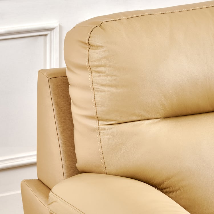 4 Seater L Shape Sofa in Beige Colour - Image 9