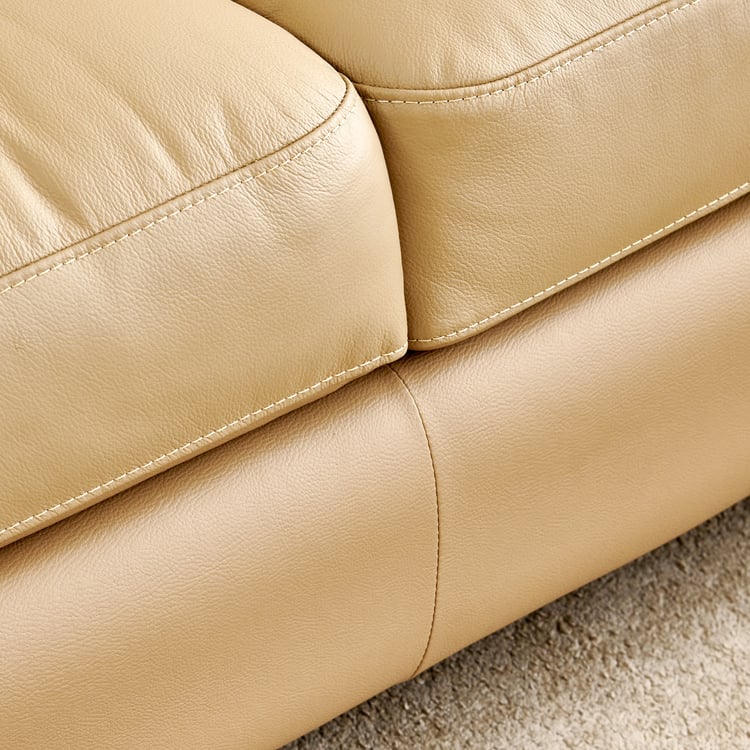 4 Seater L Shape Sofa in Beige Colour - Image 8