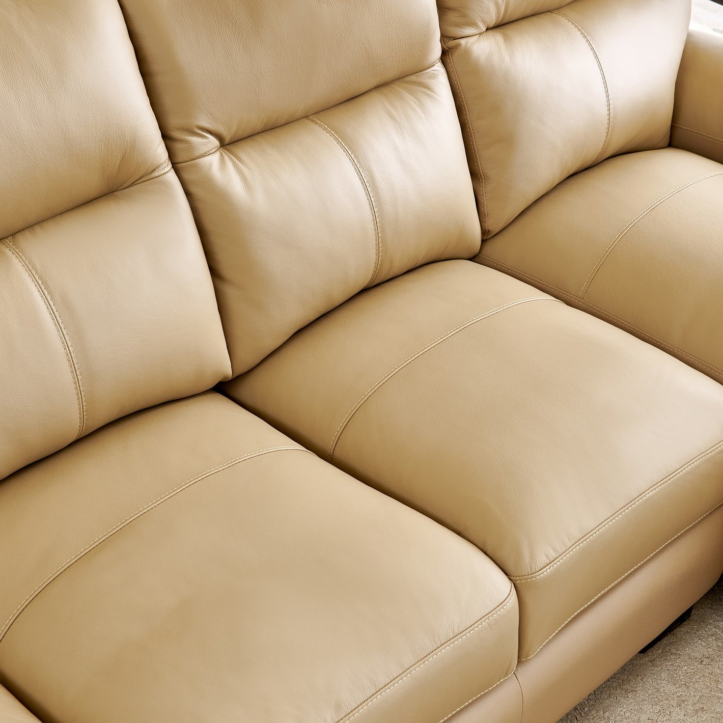 4 Seater L Shape Sofa in Beige Colour - Image 7