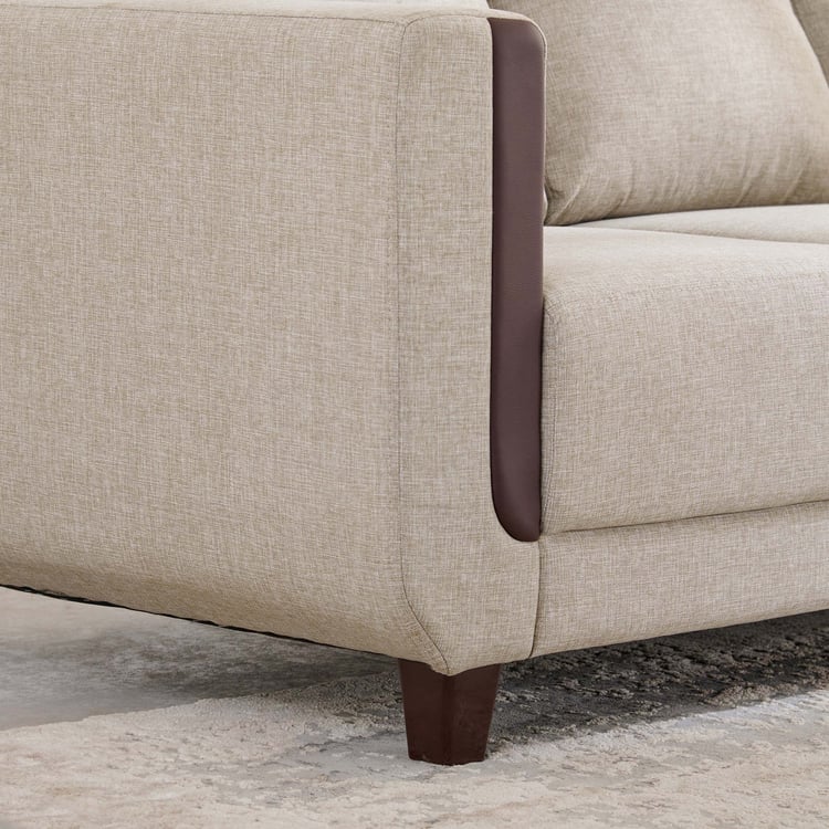5 Seater L Shape Sofa in Beige Colour - Image 8