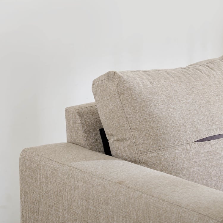 5 Seater L Shape Sofa in Beige Colour - Image 7
