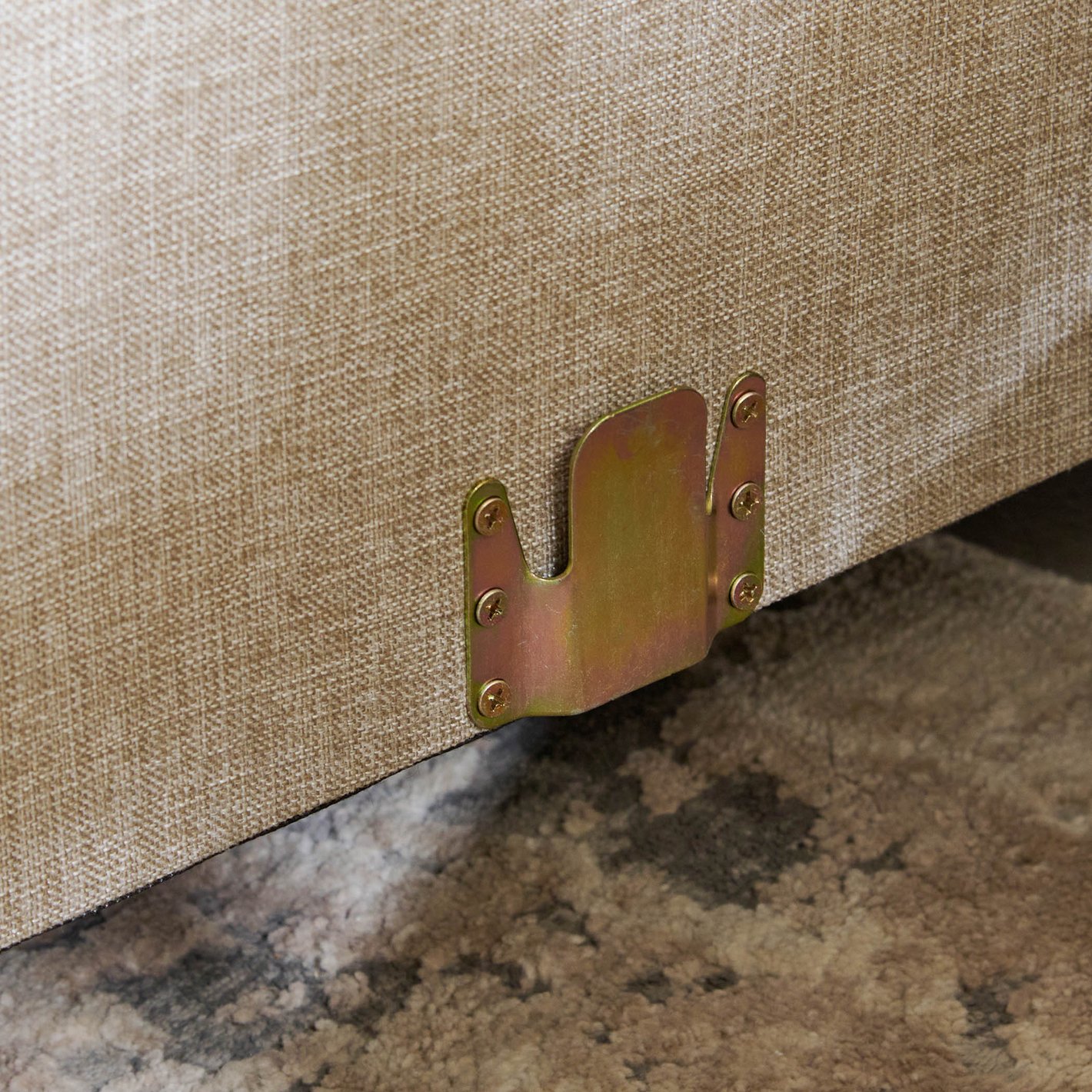 5 Seater L Shape Sofa in Beige Colour - Image 3