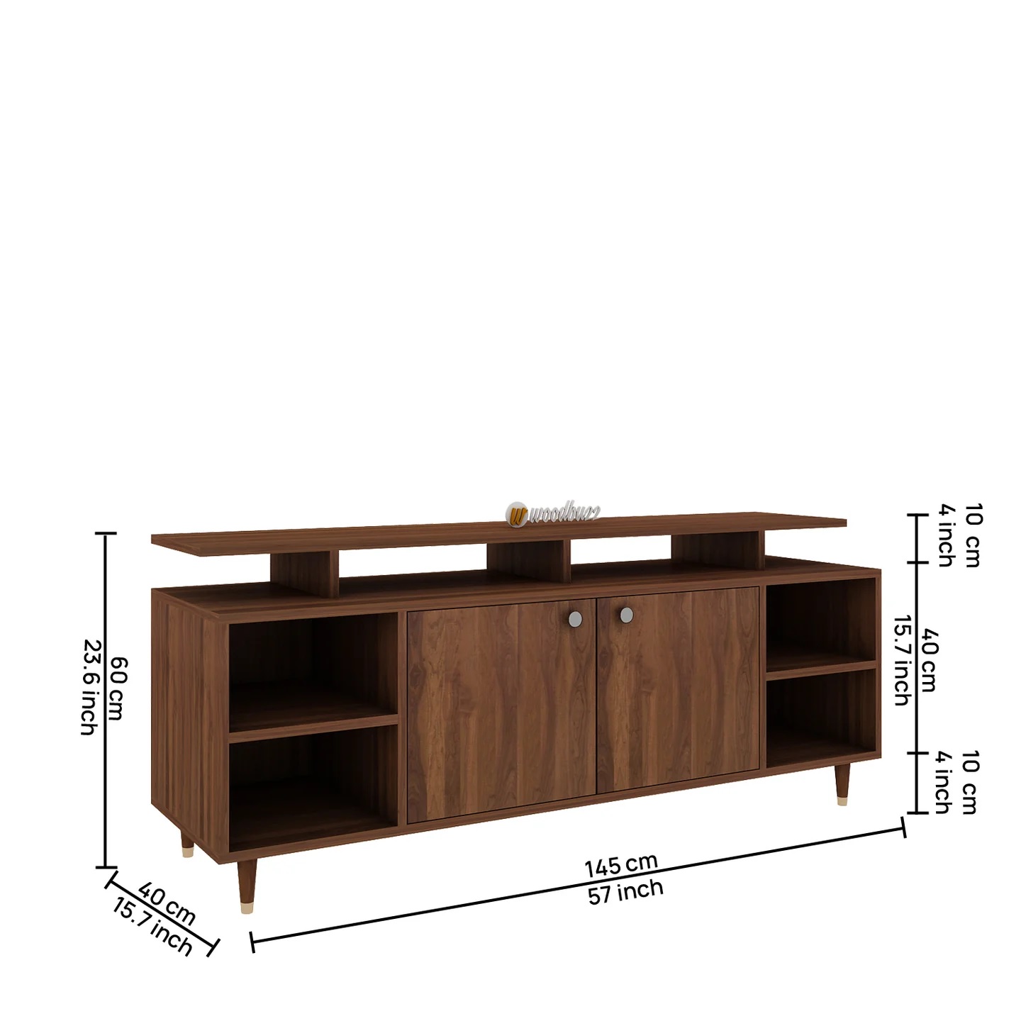 Wood T.V. Unit in Brown Colour - Image 5