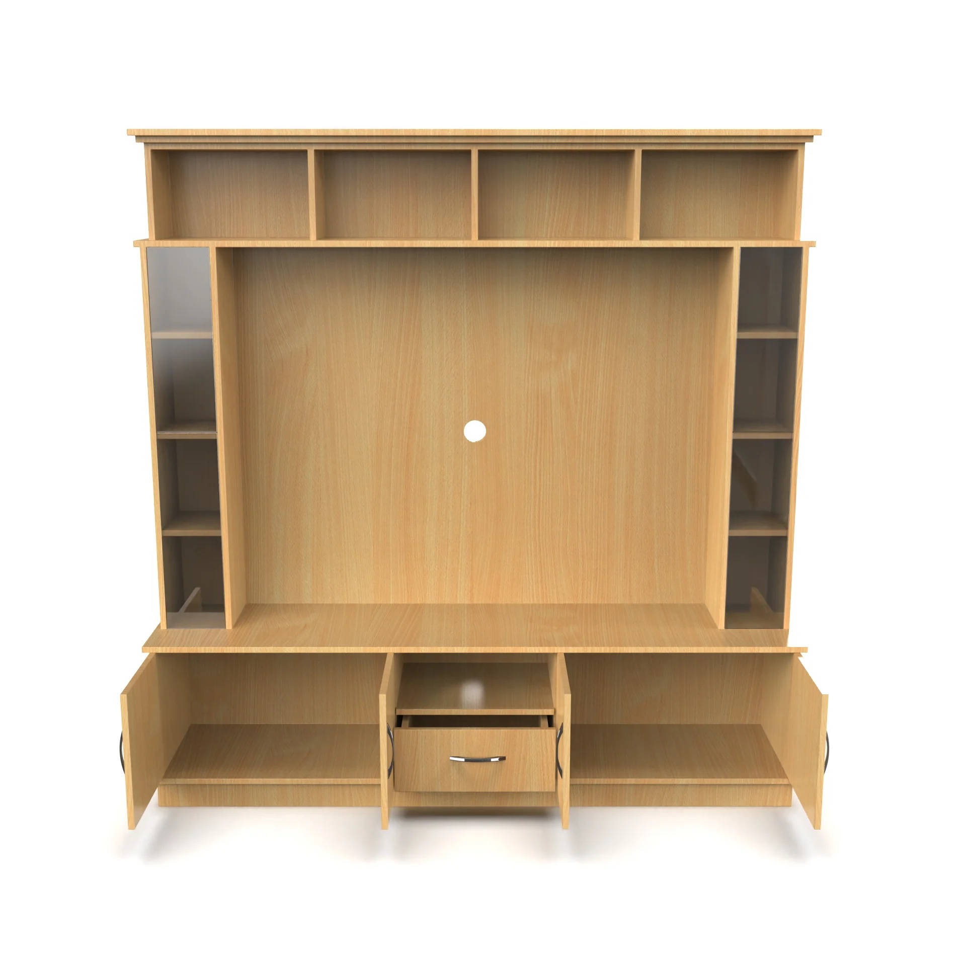 Wood T.V. Unit in Light Brown Colour - Image 6