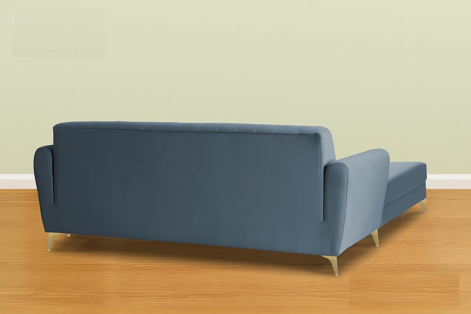 5 Seater L Shape Sofa in Grey Colour - Image 4