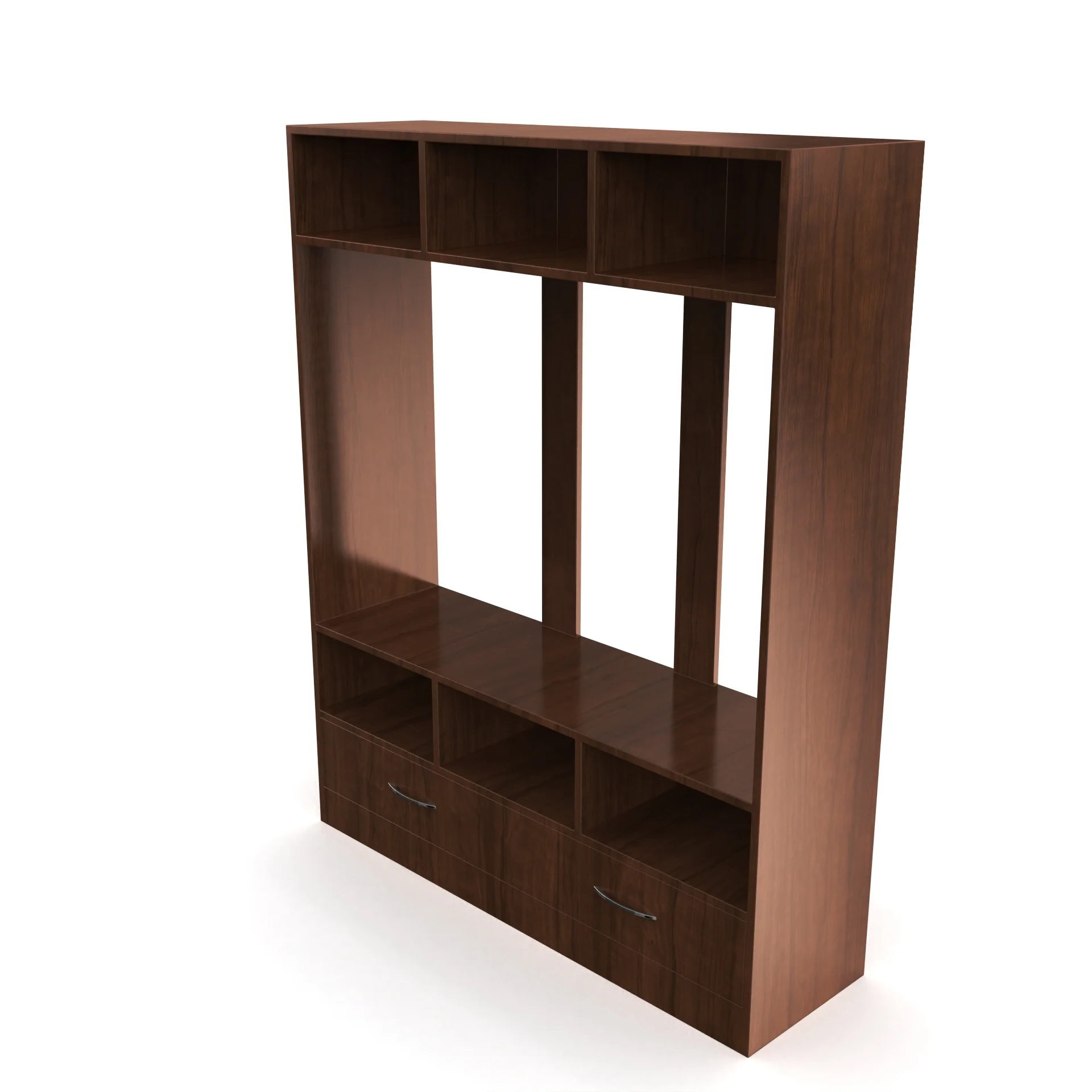 Wood T.V. Unit in Brown Colour - Image 2