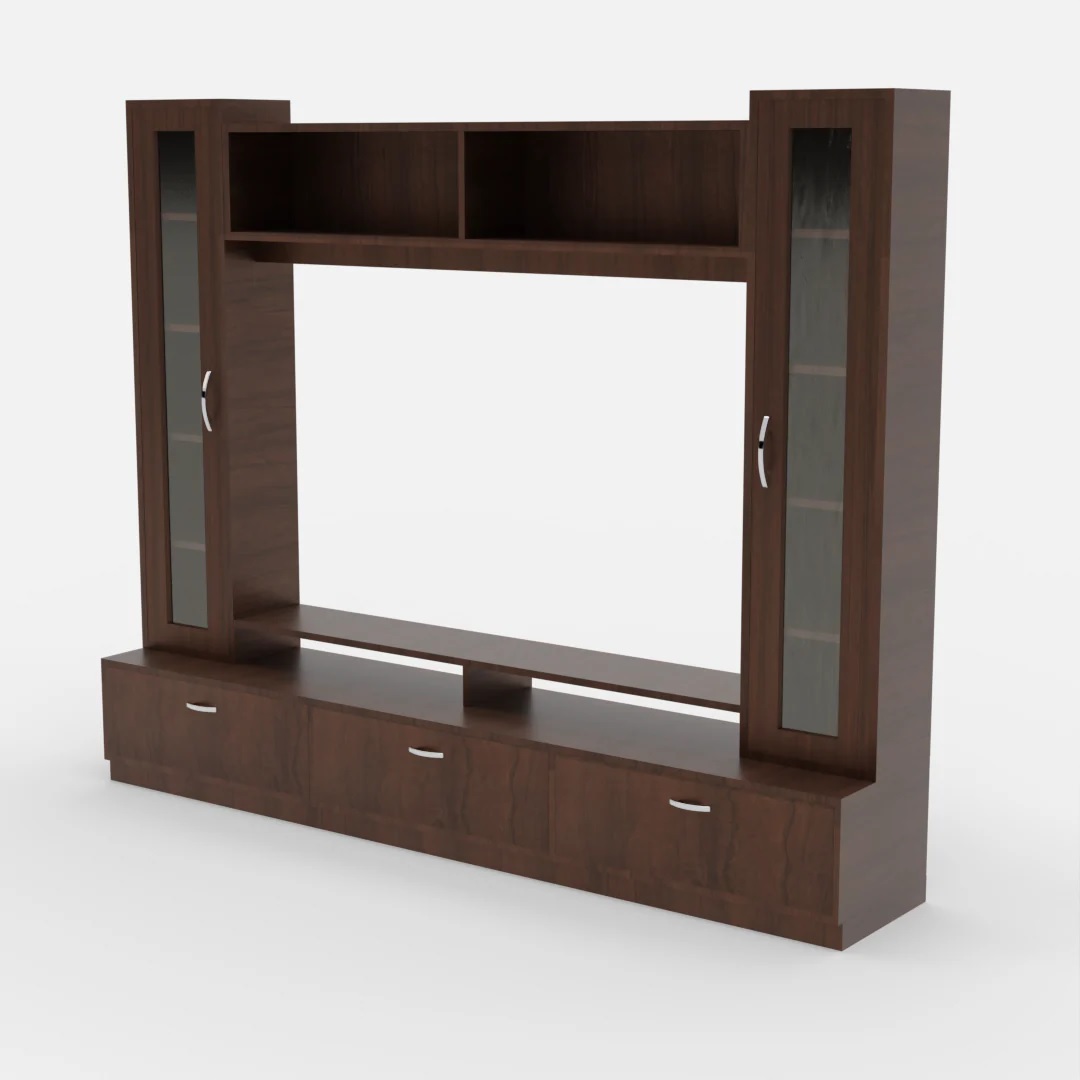 Wood T.V. Unit in Brown Colour - Image 5