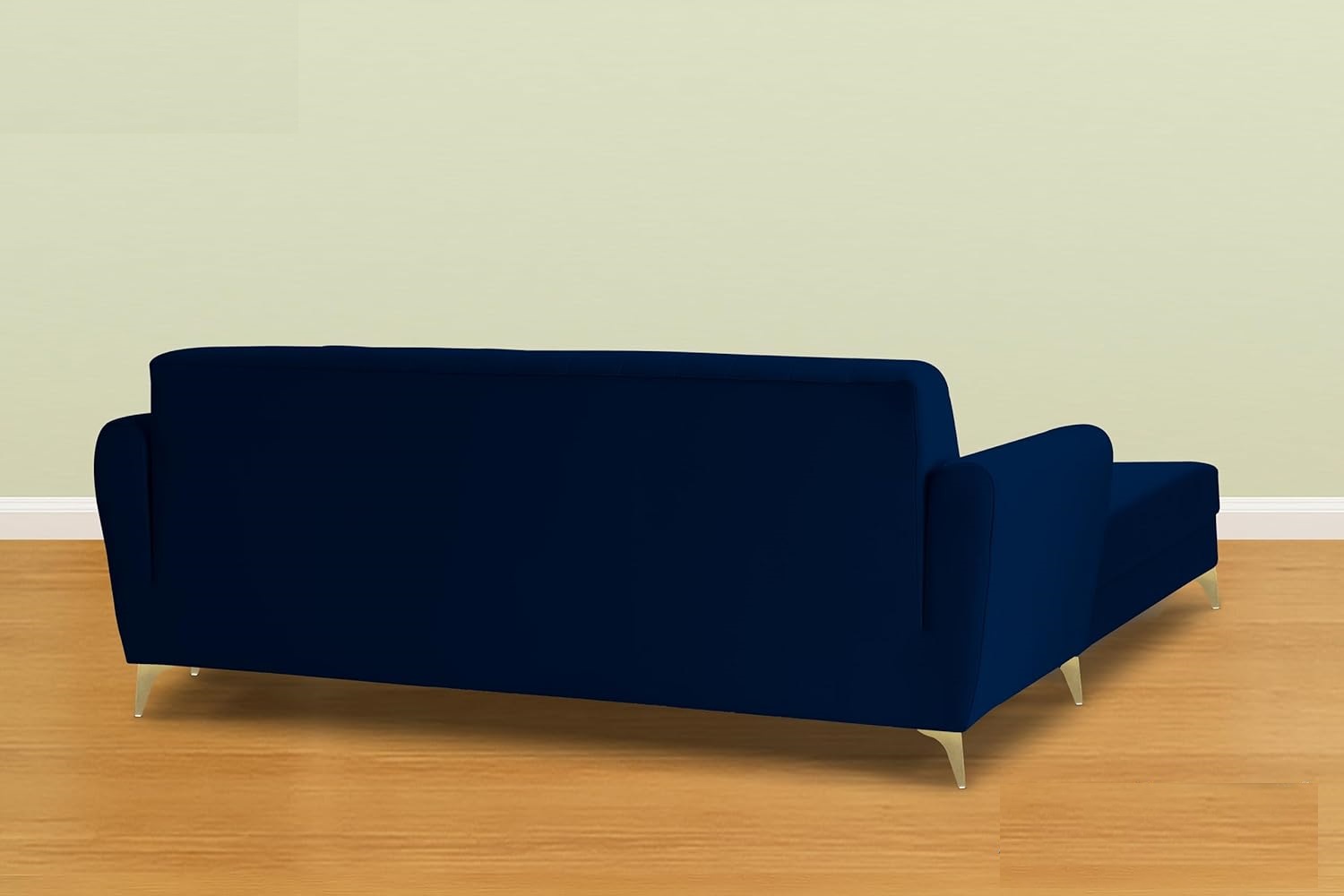 5 Seater L Shape Sofa in Purple Colour - Image 4
