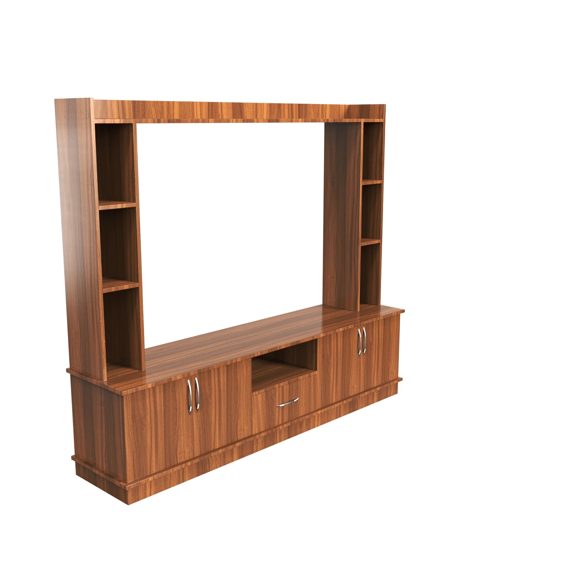 Wood T.V. Unit in Brown Colour - Image 5