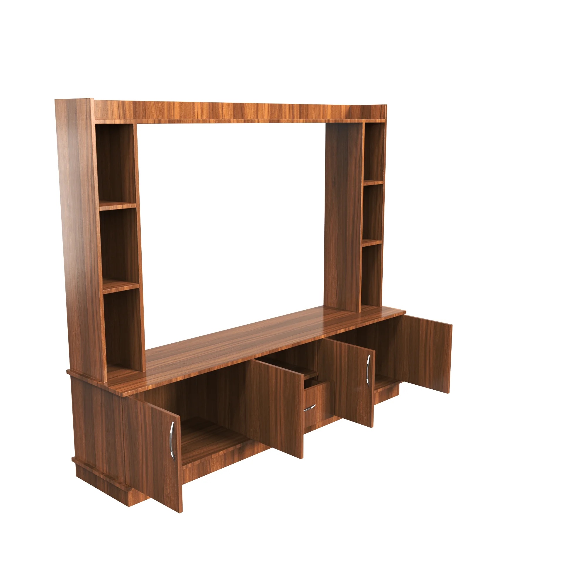 Wood T.V. Unit in Brown Colour - Image 7
