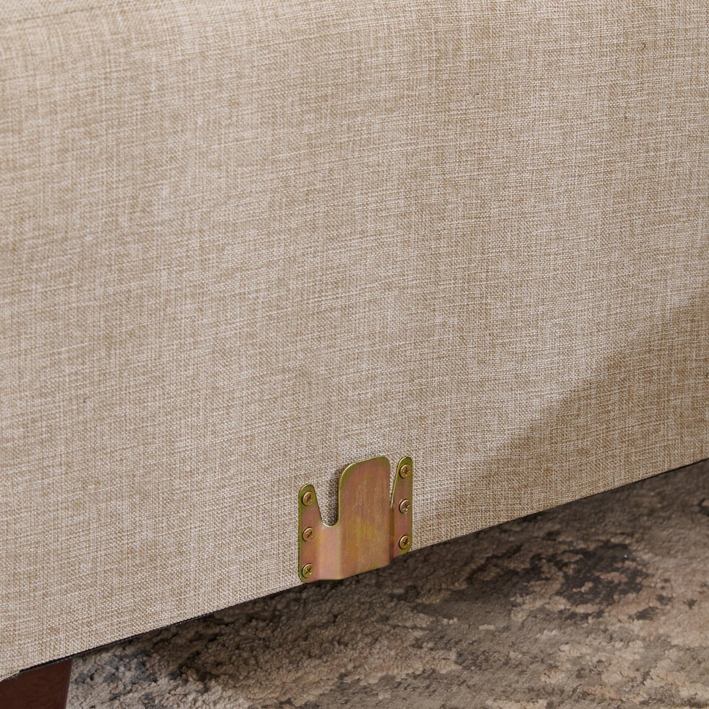 7 Seater L Shape Sofa in Beige Colour - Image 8