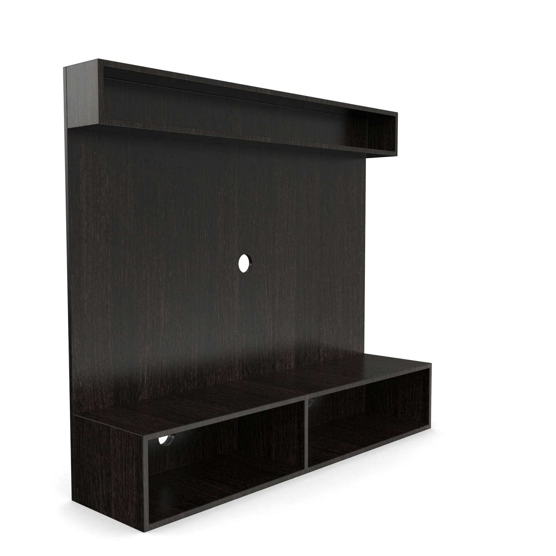 Wood T.V. Unit in Dark Brown Colour - Image 3