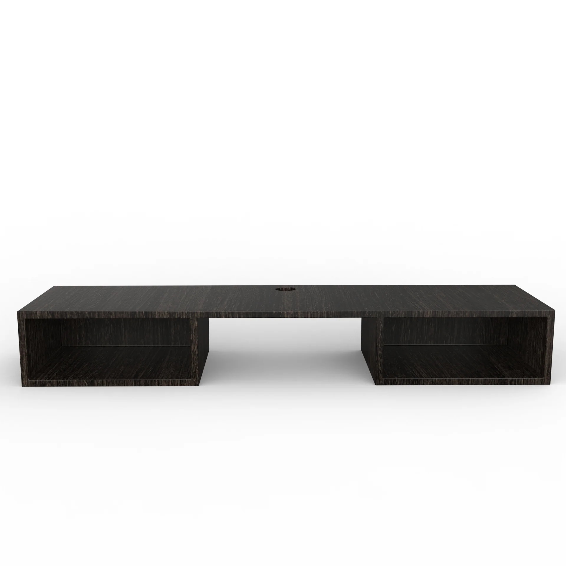Wood T.V. Unit in Dark Brown Colour - Image 3