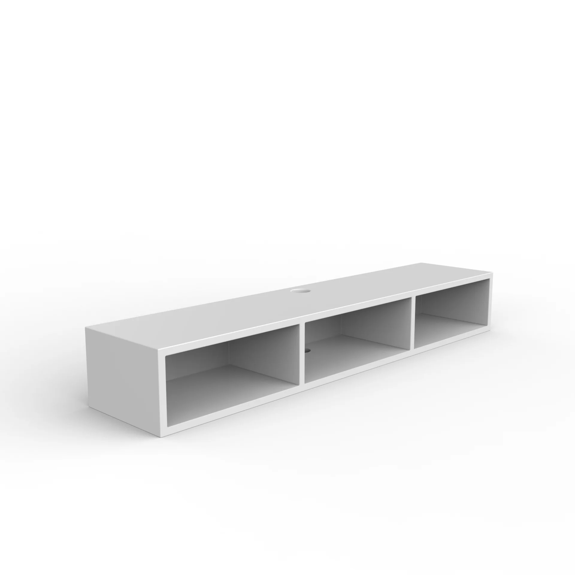 Wood T.V. Unit in White Colour