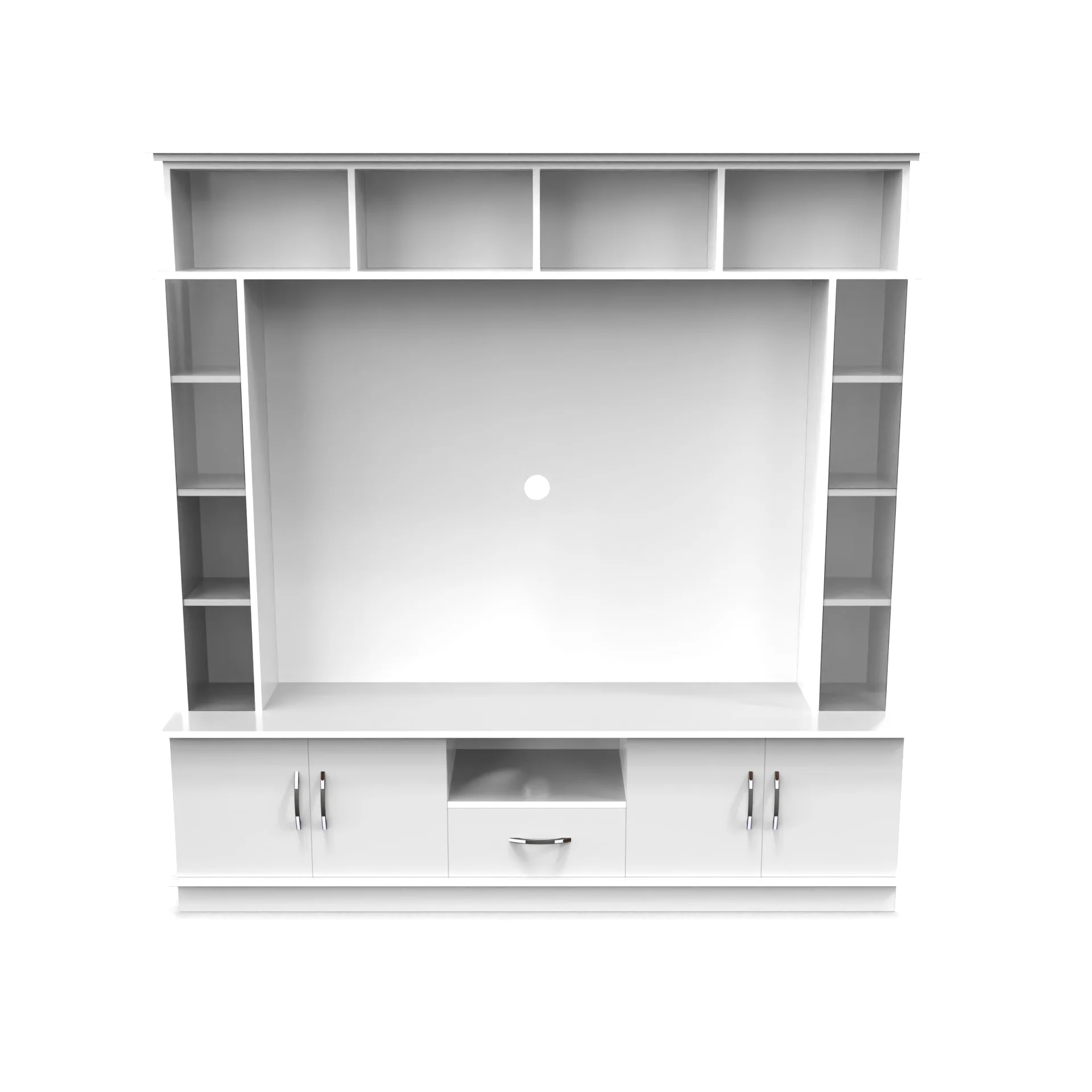 Wood T.V. Unit in White Colour - Image 3