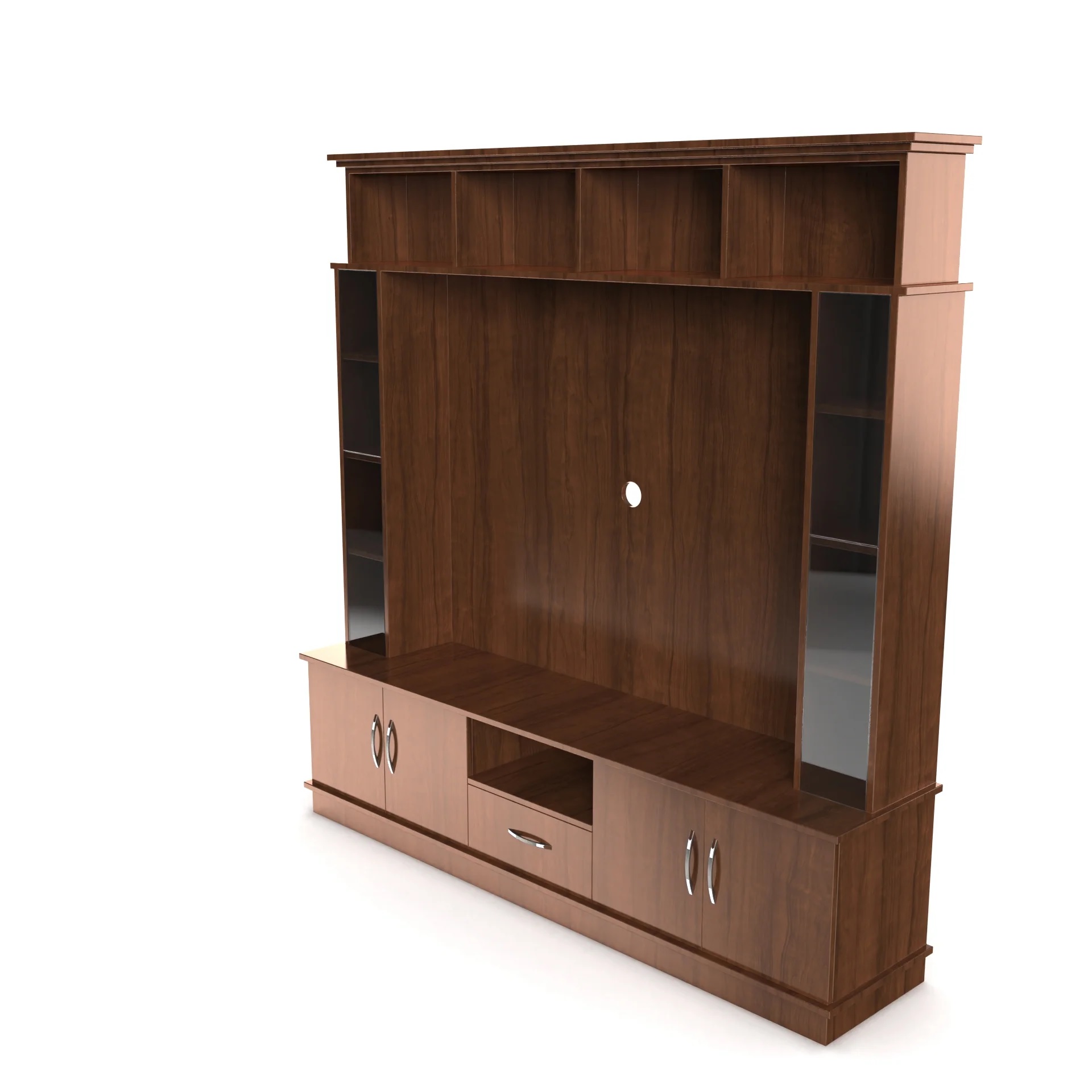 Wood T.V. Unit in Brown Colour - Image 3