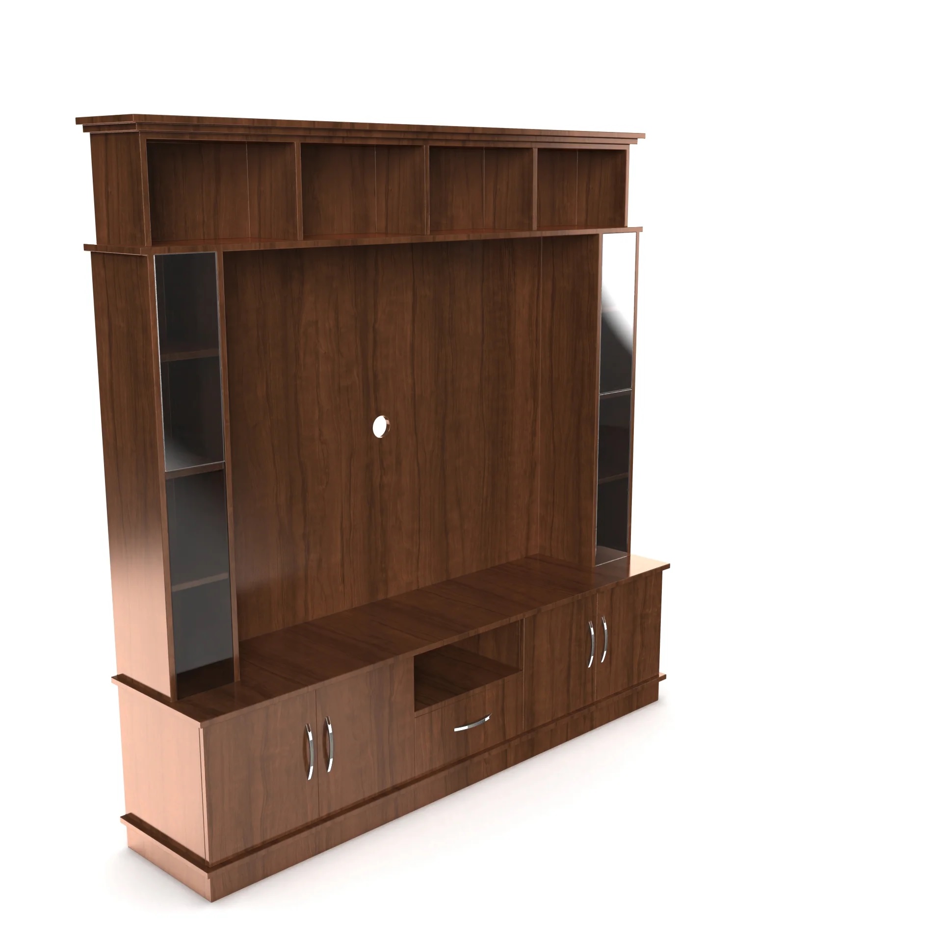 Wood T.V. Unit in Brown Colour - Image 5
