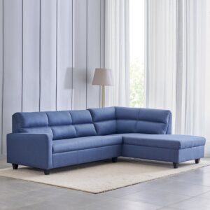 6 Seater L Shape Sofa in Purple Colour