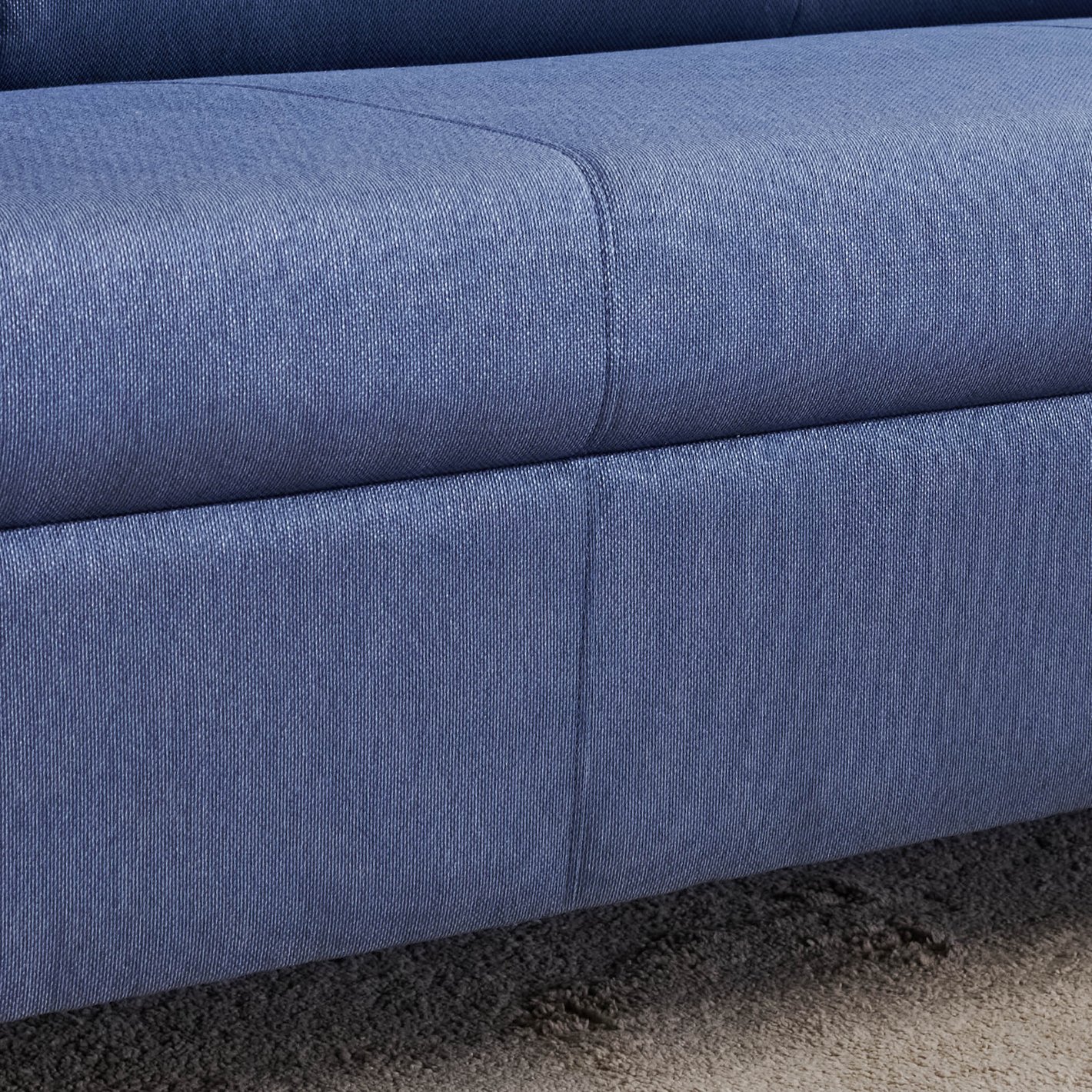 6 Seater L Shape Sofa in Purple Colour - Image 5