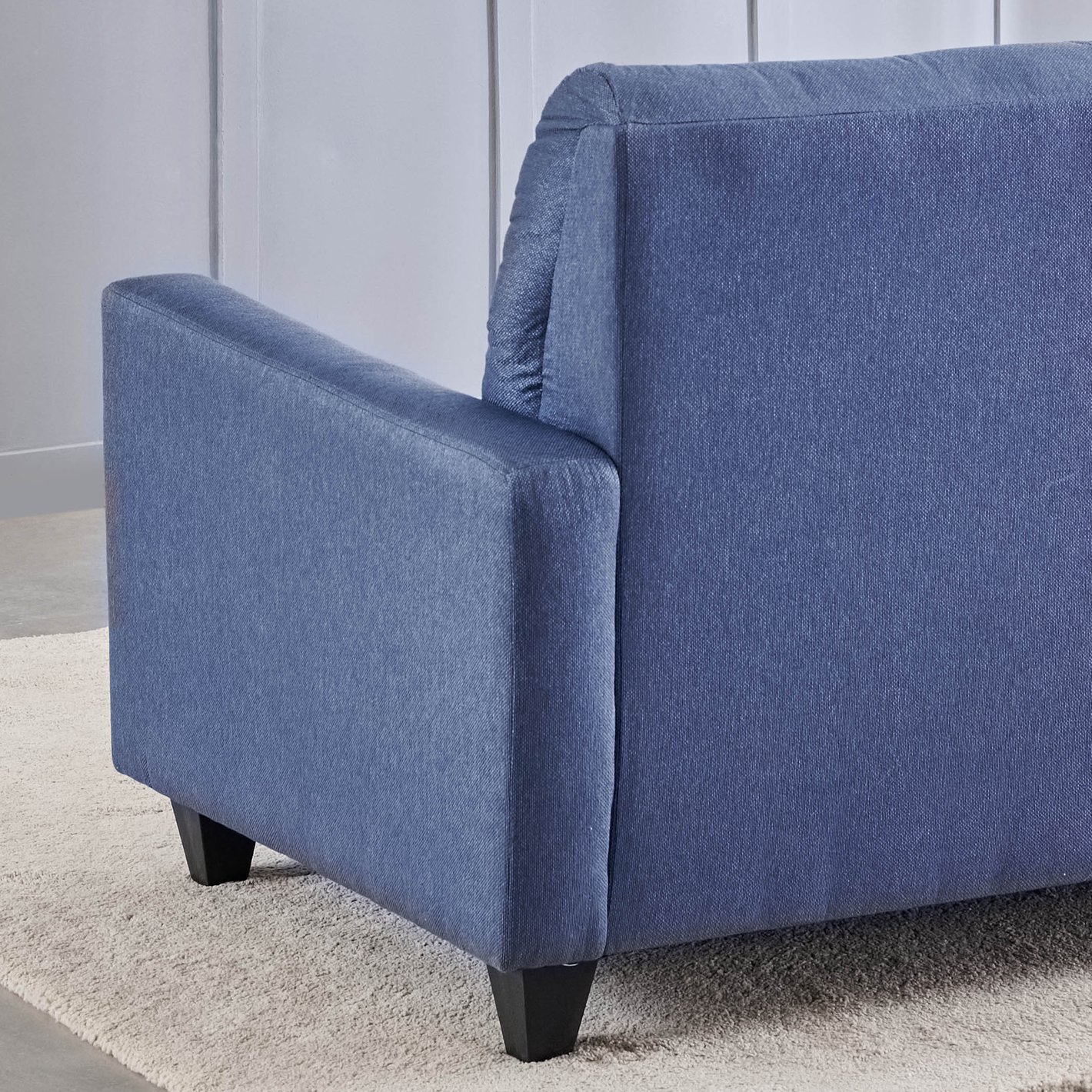 6 Seater L Shape Sofa in Purple Colour - Image 3