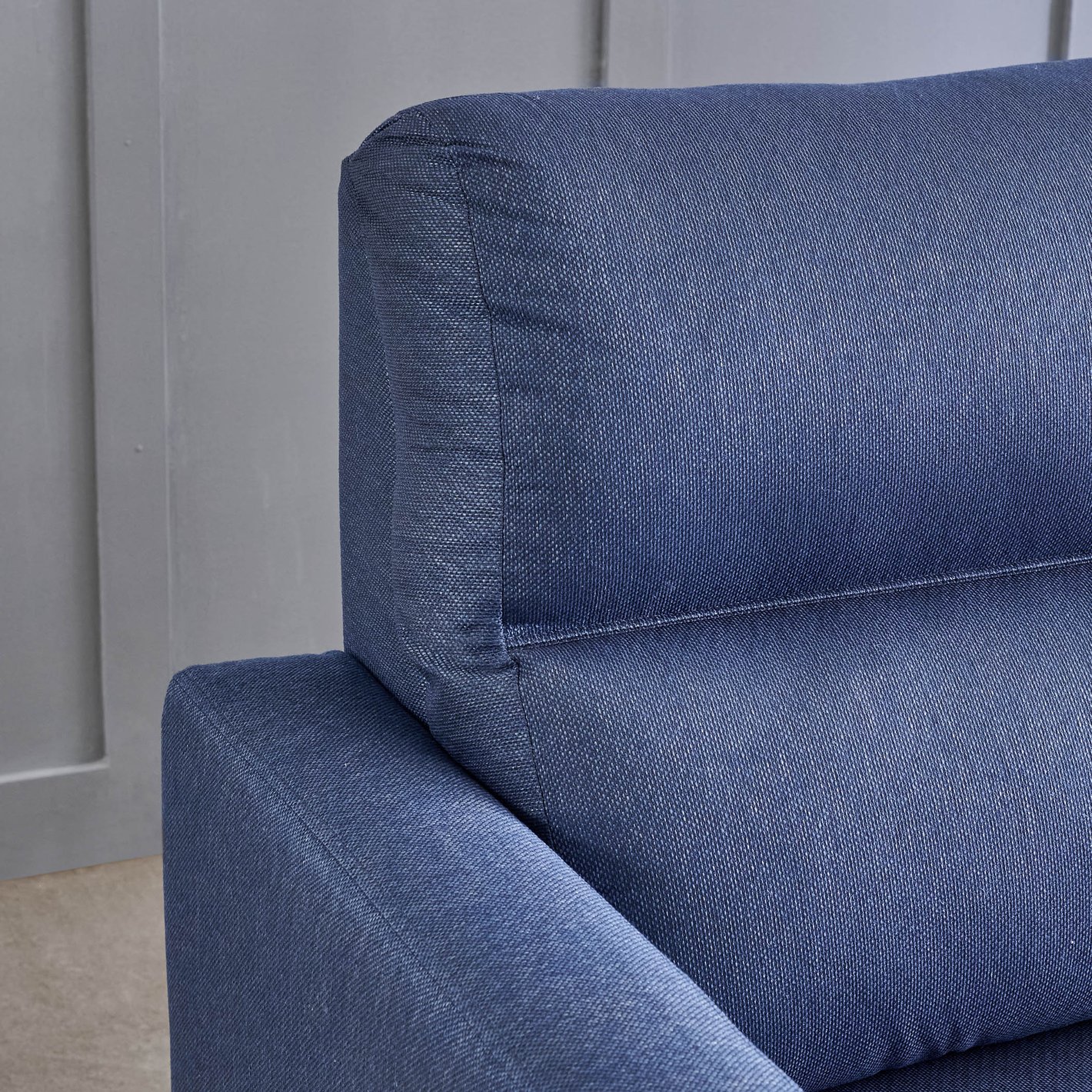 6 Seater L Shape Sofa in Purple Colour - Image 6