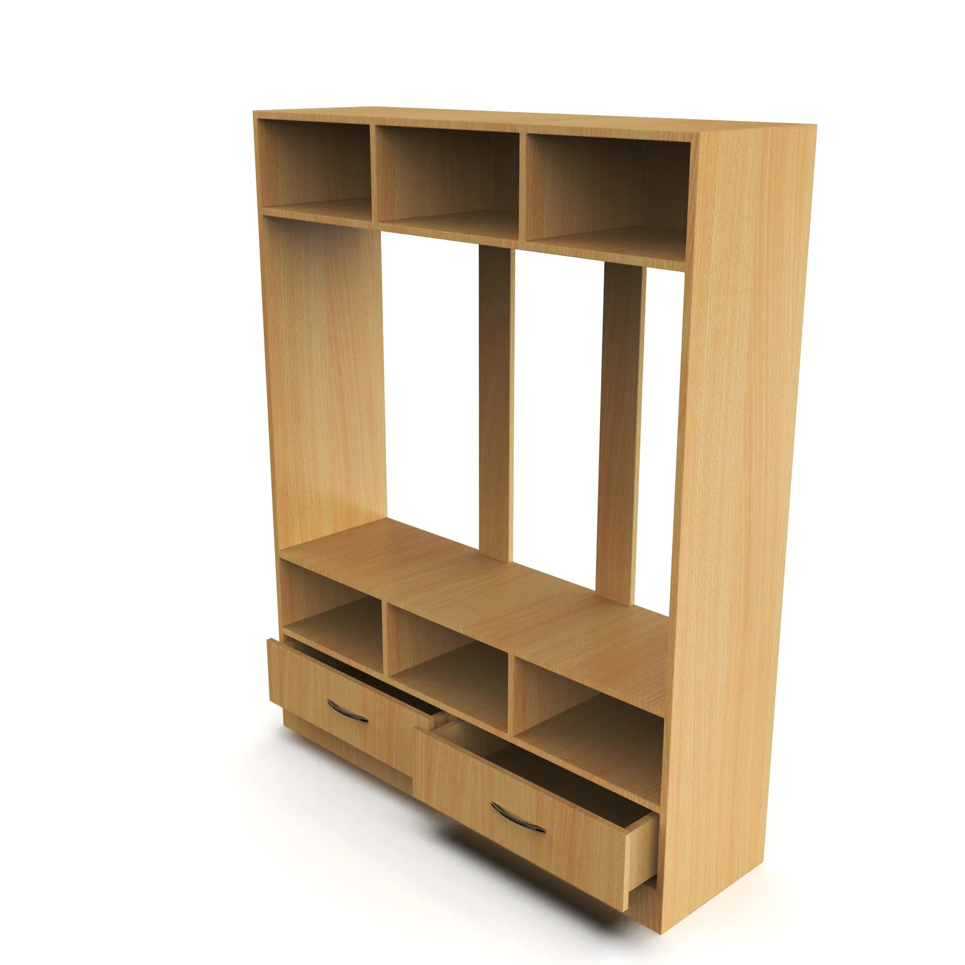 Wood T.V. Unit in Light Brown Colour - Image 5