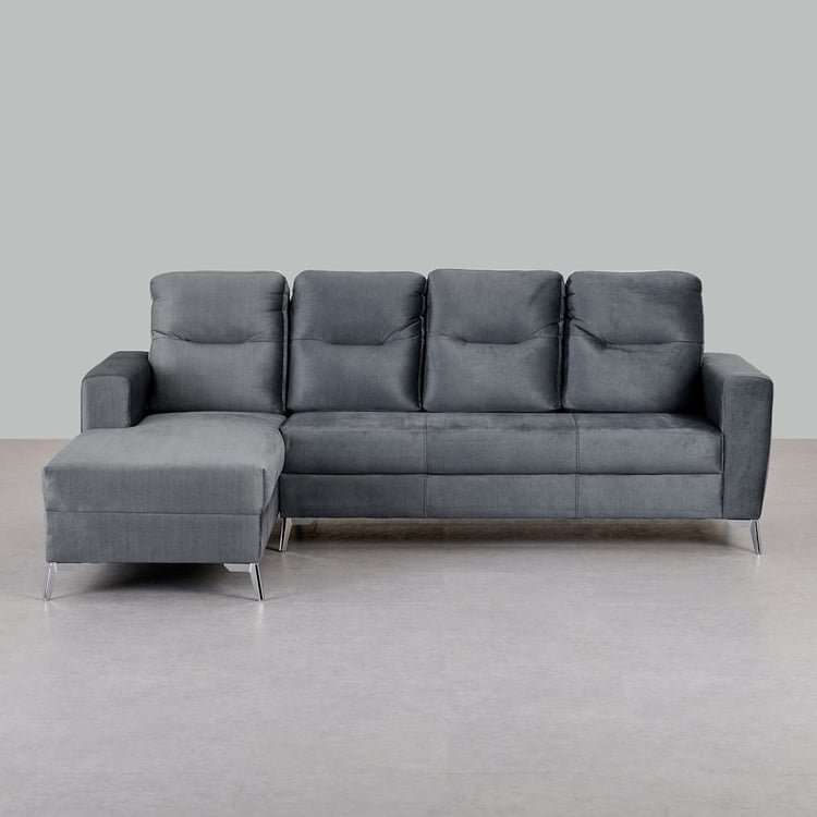 4 Seater L Shape Sofa in Grey Colour - Image 11
